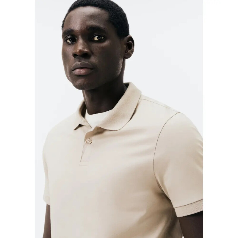 CAMISA POLO MM MASC MARROM CLARO