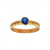 Anillo Solitario-Oro Bajo-Piedra Zafiro-AN8104 conpiedra