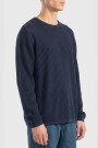 LONG SLEEVE KNITTED SHIRT Navy