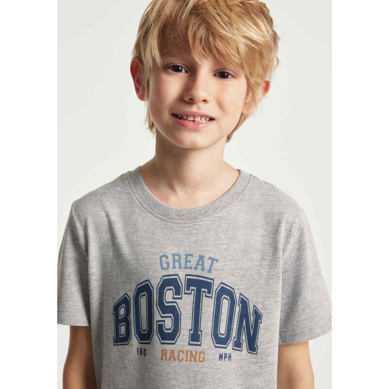 CAMISETA MM MASC CINZA MESCLA