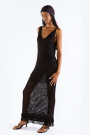 FRINGES DRESS Black