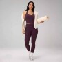 Tank Anywhere Cropped Built-In Tank Mujer Oxblood