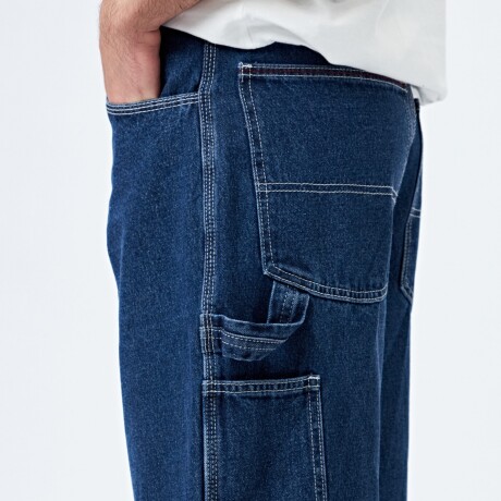 BERMUDA DETALLE Azul Oscuro