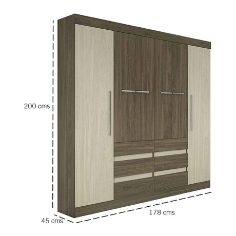 PLACARD VIENA 6 PUERTAS MDP VIOLETA BC 2035
