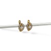 Caravanas Halo de oro - Oro bajo - Zirconia- CA8076 sinpiedra