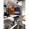 Grifería de Cocina monocomando de Mesada con lavavasos satinado en L pico extraible Grifería De Cocina Monocomando De Mesada Con Lavavasos Satinado En L Pico Extraible