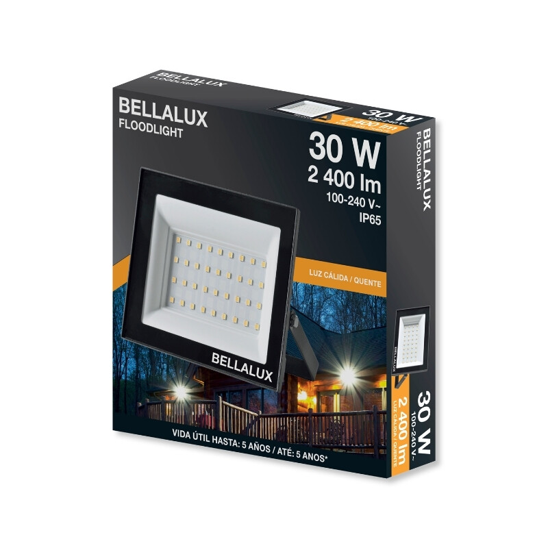 FOCO LED BELLALUX G6 30W Foco LED BELLALUX G6 30W Luz Calida