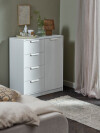 Cómoda JENSLEV 4 cajones 1 puerta blanco Cómoda JENSLEV 4 cajones 1 puerta blanco