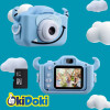 Cámara de fotos infantil con pantalla Azul
