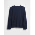 V-FRCH LS LOGO TEE TAPESTRY NAVY