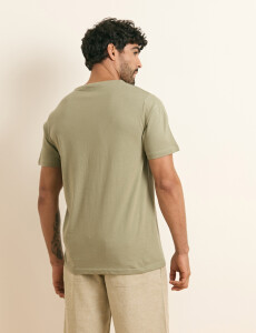 520658 T-SHIRT HARRINGTON LABEL Verde
