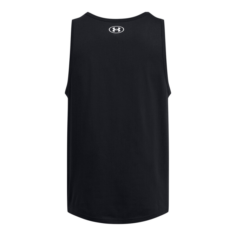 UA SPORTSTYLE LOGO TANK-BLU BLK-001