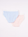 PANTY TEEN PACK X 2 VERDE AQUA