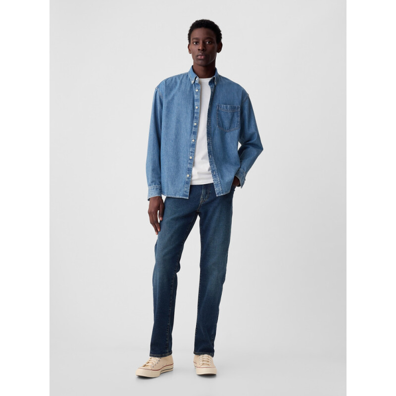 STRAIGHT FIT DENIM OPP RESIN RESIN RINSE 063