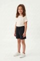 Short en terry con bolsillos NEGRO