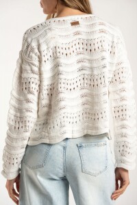 Sweater Textura Nacar