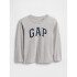V-FRCH LS LOGO TEE LIGHT HEATHER GREY B08