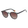 Lentes de sol De Acetato Redondo Premium Gradiente Marón/Verde