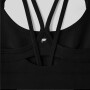 Top Principal Longline Medium Impact Sports Bra Mujer Black