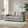 SOFA 100% CUERO - 2 CUERPOS - MODELO DOMINI - GRIS SOFA 100% CUERO - 2 CUERPOS - MODELO DOMINI - GRIS