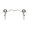 Caravanas circulo - Plata 925 - Nacar - CA4171 conpiedra