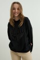 Sweatshirt efecto lavado Good Mood NEGRO