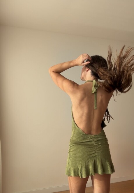 Vestido Loret SS27 Matcha