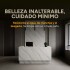 Placa PVC Símil Mármol 2,44x1,22m 3mm Resistente Pack x5 Variante Blanco Veteado