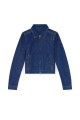 Chaqueta Denim Para Mujer De-Corb Azul Oscuro