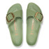 Sandalia Madrid Big Buckle LENA High Shine - Estrecho Green Tea