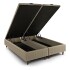 Box Baúl Queen Tapizado En Tela Lino Premium ártico BOX KAPPERSBERG QUEEN BAUL TOSTADO
