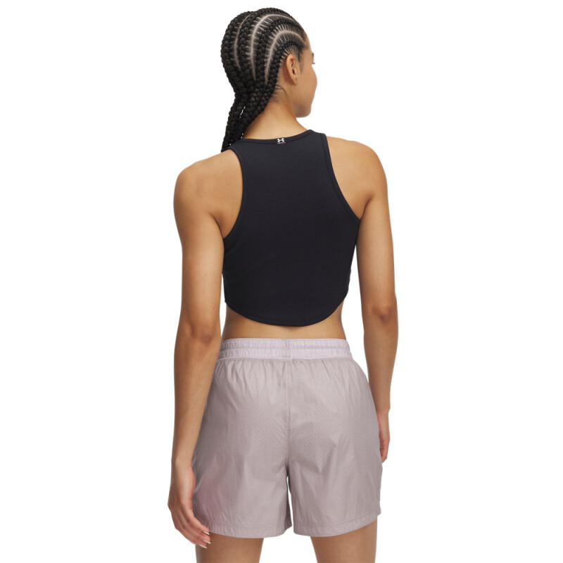 UA Rival Rib Tank-BRN BLK-001