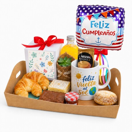 Desayuno Sorpresa Cumpleaños con Globo y Taza Desayuno Sorpresa Cumpleaños con Globo y Taza
