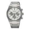 Reloj Seiko SSB451P1 para hombre con correa de acero Plateado