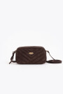 BANDOLERA LIPSTICK SUEDE Marron