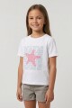 Remera m/c estampada Starfish BLANCO