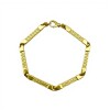 Pulsera Barra - Griega - Oro bajo -Sin Piedra-PU8096 sinpiedra