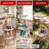 Silla De Bebe Para Comer Plegable Asiento 3 En 1 Arnes Cinturon Seguridad 3 Puntos Imback Color Rosa Silla De Bebe Para Comer Plegable Asiento 3 En 1 Arnes Cinturon Seguridad 3 Puntos Imback Color Rosa