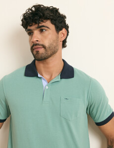 520753 REMERA HARRINGTON LABEL Verde