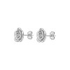 Caravanas Rosa - Plata 925 - CA4246 sinpiedra
