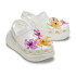 Plataformas Crocs Crush Pearlized Florals Clog - Unisex White