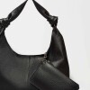 Cartera al hombro Juana en Cuero Negro