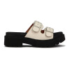 Sandalia Vizzano Mujer Taco 3cm Blanco-negro