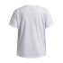 UA Tech Split Wordmark SS-PPL WHT-101