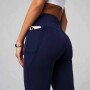Pantalón Oasis High-Waisted Crossover Flare Mujer Deep Navy