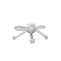 Jibbitz Charm™ Silver Bow And Star Dangle Multicolor
