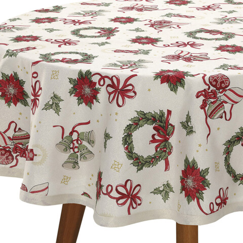 Mantel Redondo Dohler Celebra Navidad 160 cm D121