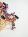 Utensillos Pinchos De Copetín Halloween, 25 Piezas Color Unico