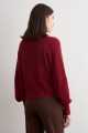 Cardigan escote V bordo