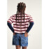 BLUSA MM FEM ROSA COM BORDÔ